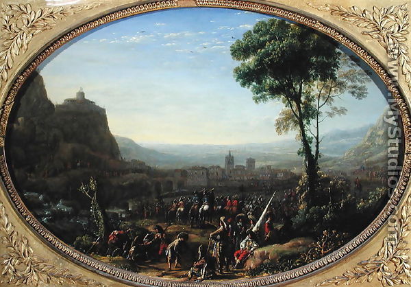 The Pass of Susa Taken by Louis XIII in 1629 - Claude Lorrain (Gellee)
