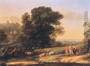 Landscape with Cephalus and Procris Reunited by Diana, 1645 - Claude Lorrain (Gellee)