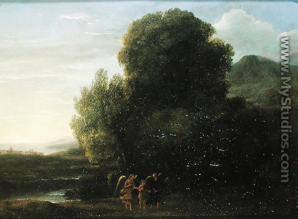 Landscape with St John the Baptist - Claude Lorrain (Gellee)
