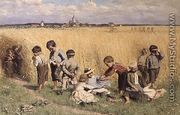 The Route to School - Emile Claus
