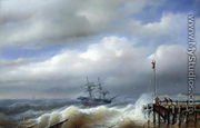 Rough Sea in Stormy Weather, 1846 - Paul-Jean Clays