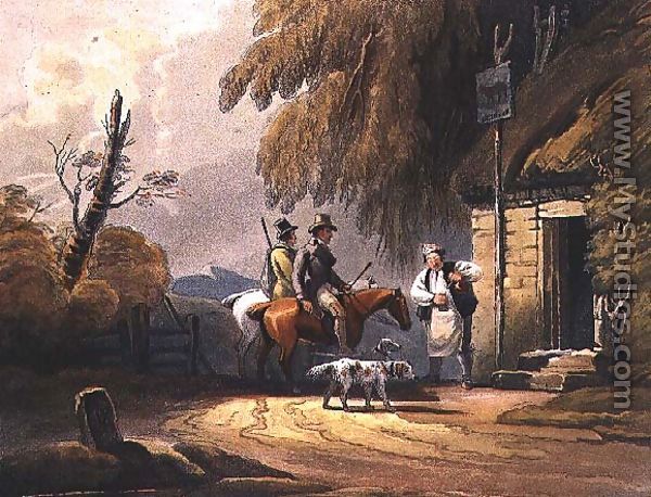Sportsmen refreshing, pub. by J.Hassell, 1812 - Luke Clennell