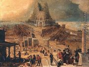 The building of the Tower of Babel - Hendrick van Cleve