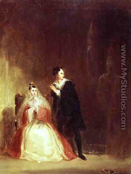 Hamlet and Gertrude with the Ghost, Act III Scene 4 from 