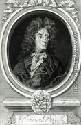 Portrait of Henry Purcell (1659-95), English composer, 1695 - Johann Closterman (after)
