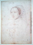 Madeleine de Mailly (?-1567), wife of Charles de Roye, c.1535 - (studio of) Clouet