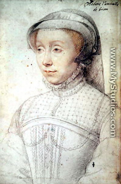 Francoise de Longwy (c.1510-c.65), wife of Philippe Chabot, amiral, sire de Brion, c.1558 - (studio of) Clouet
