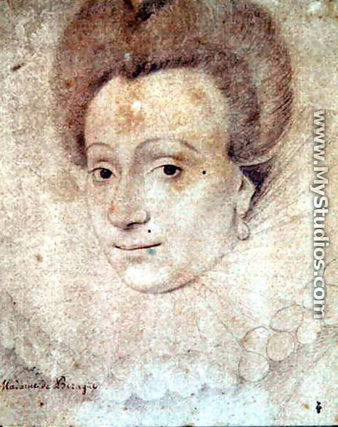 Portrait of an unknown lady, c.1595 - (studio of) Clouet
