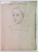 Portrait of Marguerite de France (1523-74) as a Child, c.1527-28 - (studio of) Clouet