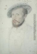 Portrait of Claude Gouffier (1510-70) Duke of Roannais, c.1543 - (studio of) Clouet