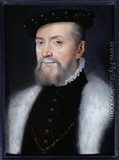 Portrait of Anne de Montmorency (1493-1567) Constable and Marshal of France, late 16th century - (after) Clouet, Francois