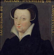 Jacqueline de Rohan (1520-86), Duchesse de Longueville - (school of) Clouet, Francois