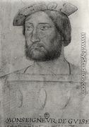 Portrait of Claude of Lorraine (1496-1550) 1st Duke of Guise - (school of) Clouet, Jean