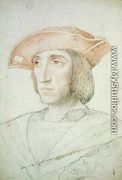 Portrait presumed to be Charles de Bourbon (1490-1527) c. 1510-15 - (school of) Clouet, Jean