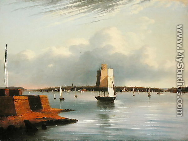 Baltimore Harbour, 1852 - Edmund C. Coates