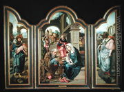 Triptych depicting the Adoration of the Magi, c.1600 - Follower of Pieter Coeck van Aelst