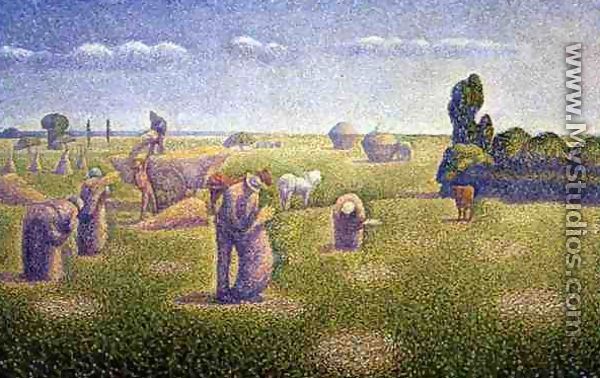 The Harvesters, 1892 - Charles Angrand