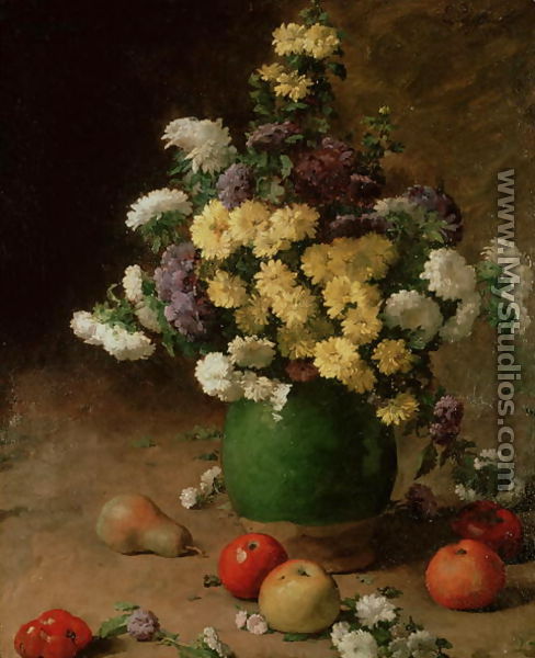 Flowers and Fruit, 1880 - Claude Emile Schuffenecker