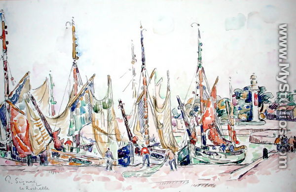 La Rochelle: Boats - Paul Signac