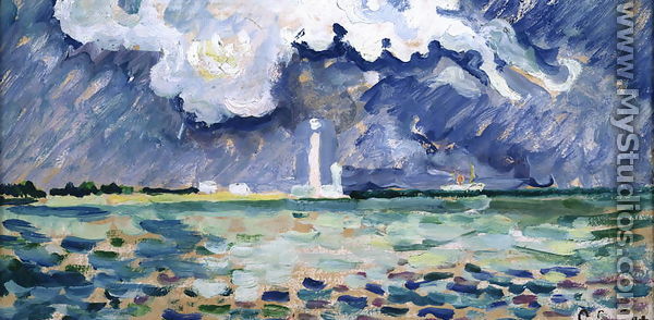 The Lighthouse at Gatteville - Paul Signac