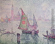 The Green Sail, Venice, 1904 - Paul Signac