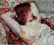 Woman with Red Hair, 1906 - Theo van Rysselberghe