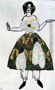 Costume for a female puppet, from La Boutique Fantastique, 1917 - Leon (Samoilovitch) Bakst