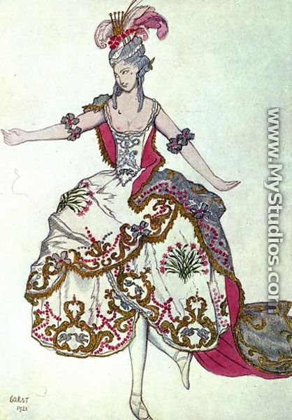 Costume design for The Fairy Carnation, from Sleeping Beauty, 1921 - Leon (Samoilovitch) Bakst