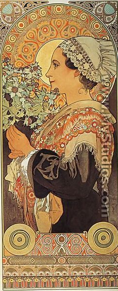 Thistle from the Sands. 1902 - Alphonse Maria Mucha