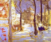 The Boulevard of Batignolles (Le Boulevard des Batignolles) c. 1910 - Edouard  (Jean-Edouard) Vuillard