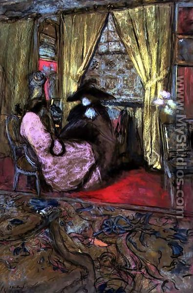 The Visit, c.1910 - Edouard  (Jean-Edouard) Vuillard