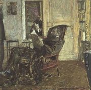 Portrait of Thadee Natanson (1868-1952) 1907-08 - Edouard  (Jean-Edouard) Vuillard