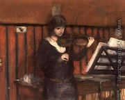 Madame Miriam Fried (b.1846), the violinist - Edouard  (Jean-Edouard) Vuillard