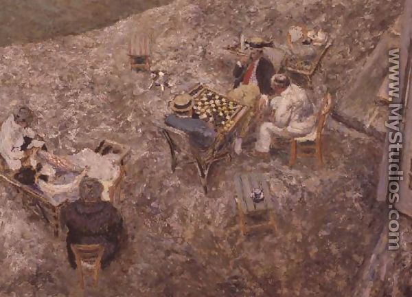 The Checker Board - Edouard  (Jean-Edouard) Vuillard