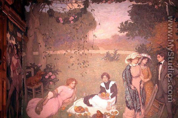 Lunch on the Grass, 1910 - Edmond-Francois Aman-Jean