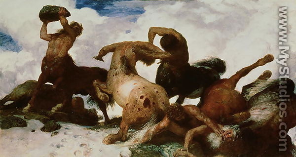 Battle of the Centaurs, 1873 - Arnold Böcklin