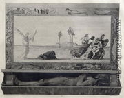 Death As Saviour (Der Tod als Heiland) illustration from Part 1, Opus XI of 'On Death', 1889 - Max Klinger