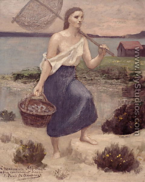 The Fisherwoman - Pierre Cécile Puvis de Chevannes