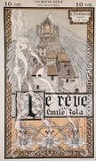 Front cover of 'Le Reve' by Emile Zola (1840-1902) 1892 - Carlos Schwabe