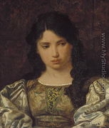 Eugenia: Head of a Roman Girl, 1879 - Elihu Vedder