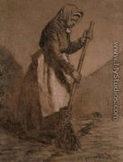 Woman Sweeping, 1856 - François Bonvin