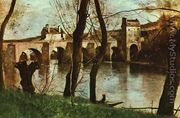 The Bridge at Mantes - Jean-Baptiste-Camille Corot