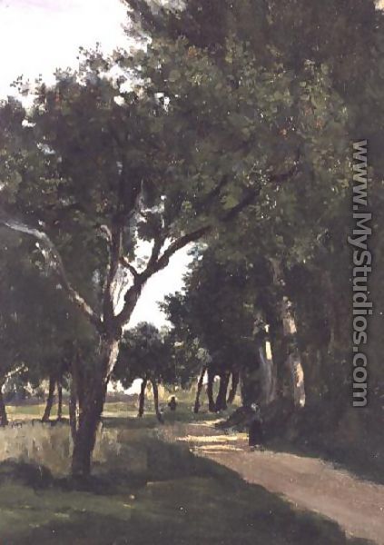 Avenue in the Woods, near Chaville, c.1824 - Jean-Baptiste-Camille Corot