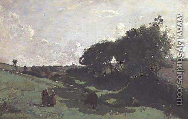 The Little Valley - Jean-Baptiste-Camille Corot