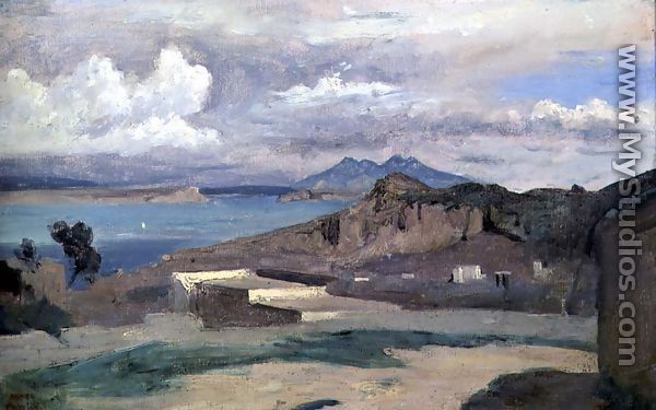 Ischia, View from the Slopes of Mount Epomeo, 1828 - Jean-Baptiste-Camille Corot