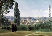 View of Florence from the Boboli Gardens, c.1834-36 - Jean-Baptiste-Camille Corot