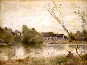 The Pond from the Villa d'Avray, 1865 - Jean-Baptiste-Camille Corot