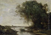 River Landscape - Jean-Baptiste-Camille Corot