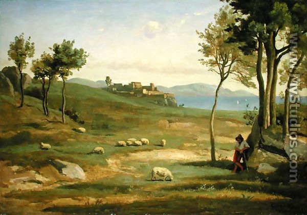 Italian Landscape, 1838 - Jean-Baptiste-Camille Corot