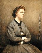 Woman in Grey - Jean-Baptiste-Camille Corot